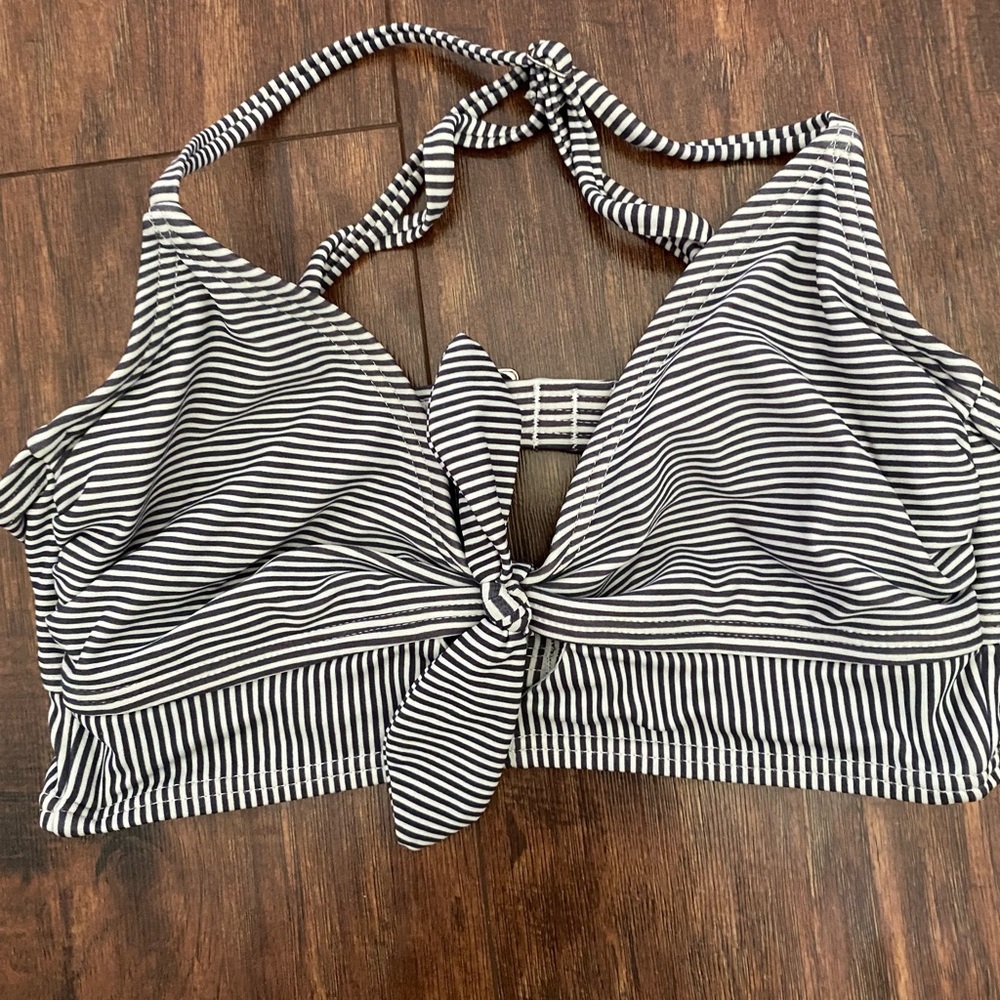 Stripped Bathing Suit top